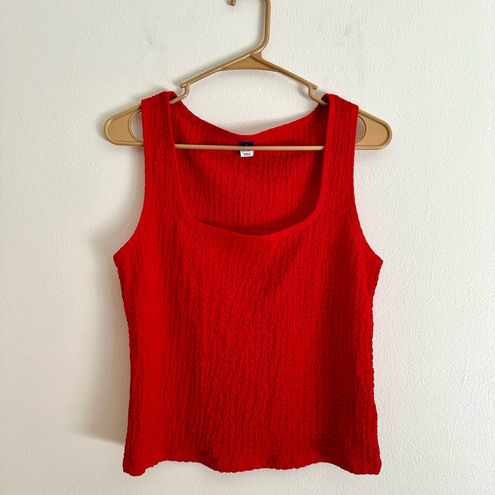 Old Navy Red Sleeveless Top